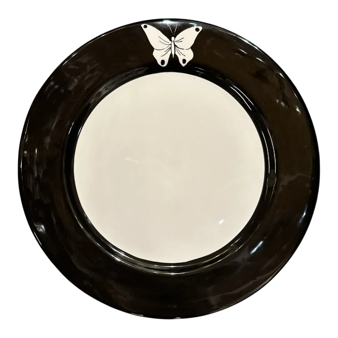 Sottopiatto Diametro 31 cm – Collezione L&L 4 – Black and White
