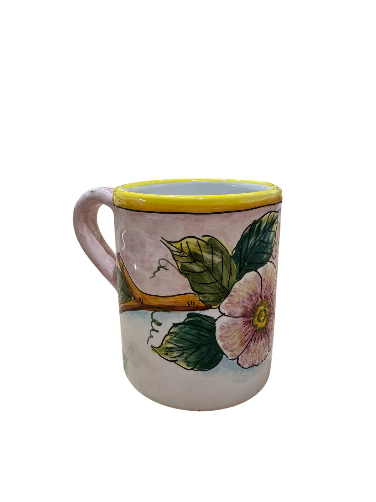 10 cm Mug, Pink Background – Elena