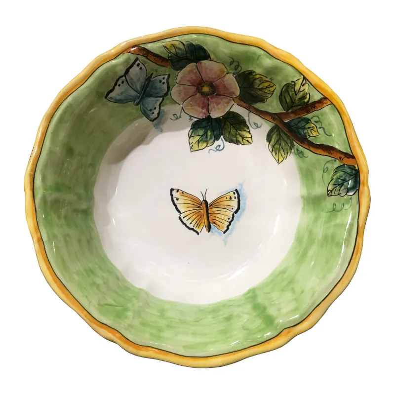 Ciotola Diametro 18 cm Fondo Verde – Elena