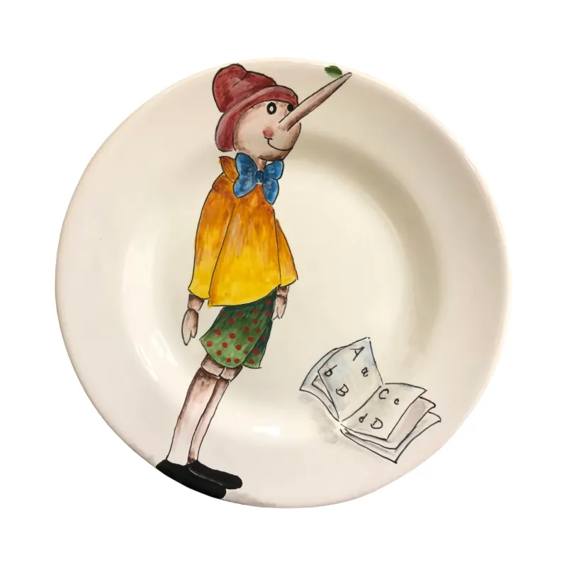 Piatto Dessert Diametro 22 cm – Pinocchio