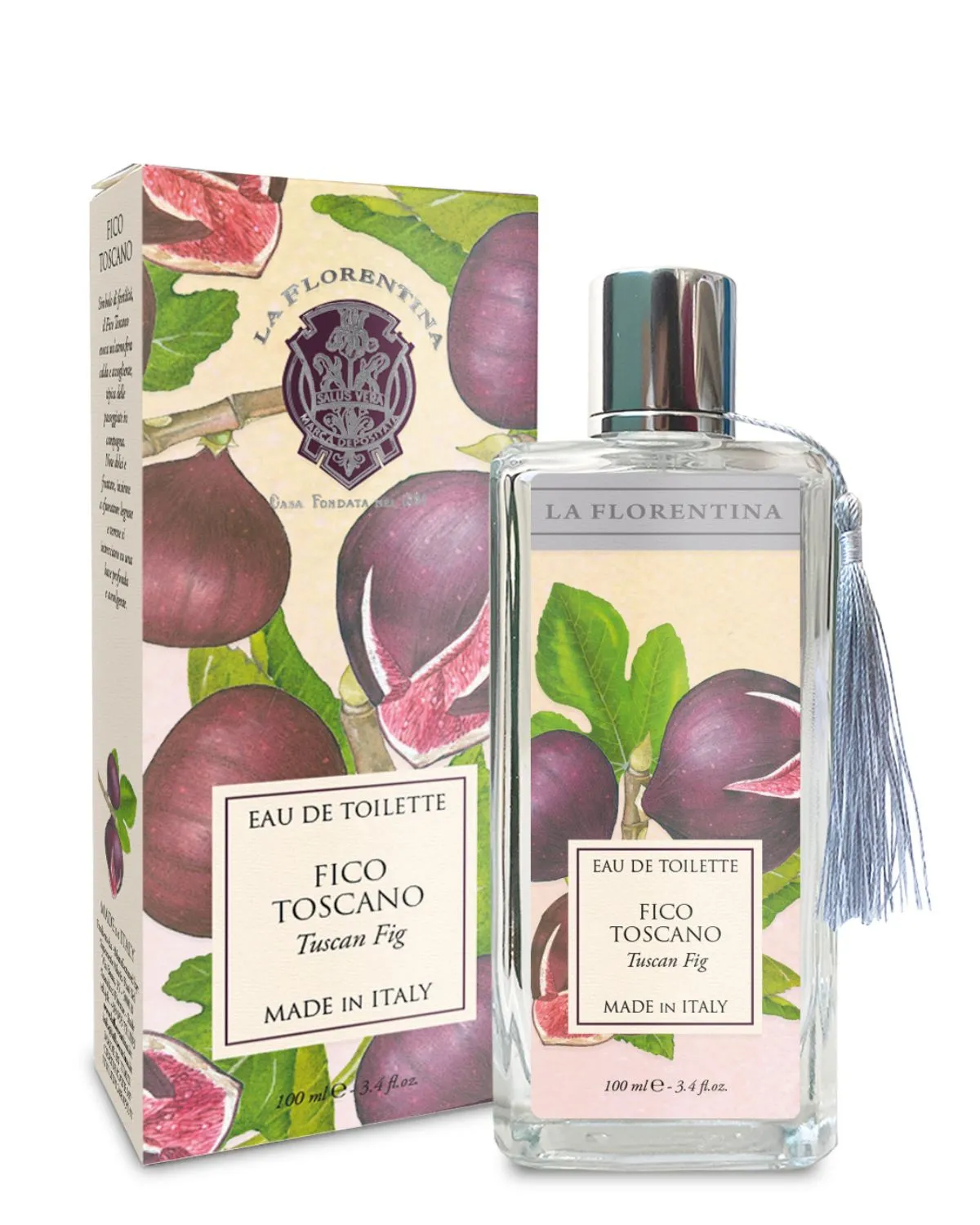 Eau De Toilette – Tuscan Fig – 100 ml 3.4 oz – La Florentina® Made in Florence