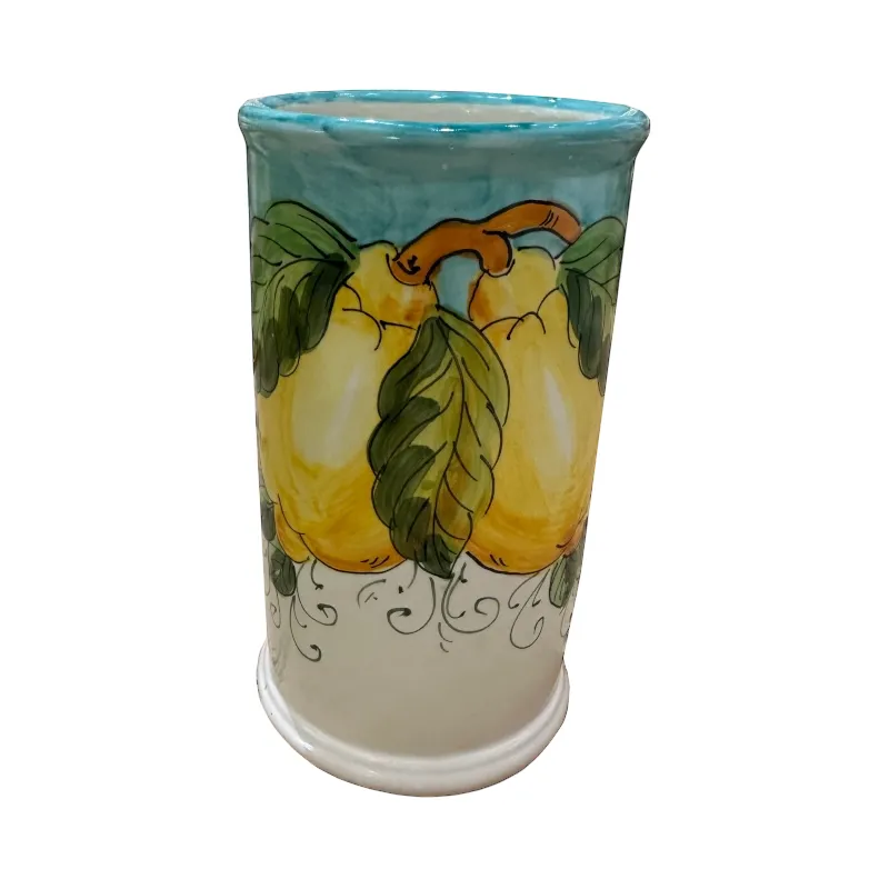 Porta Utensili H.18 cm – Limone Mare Verde