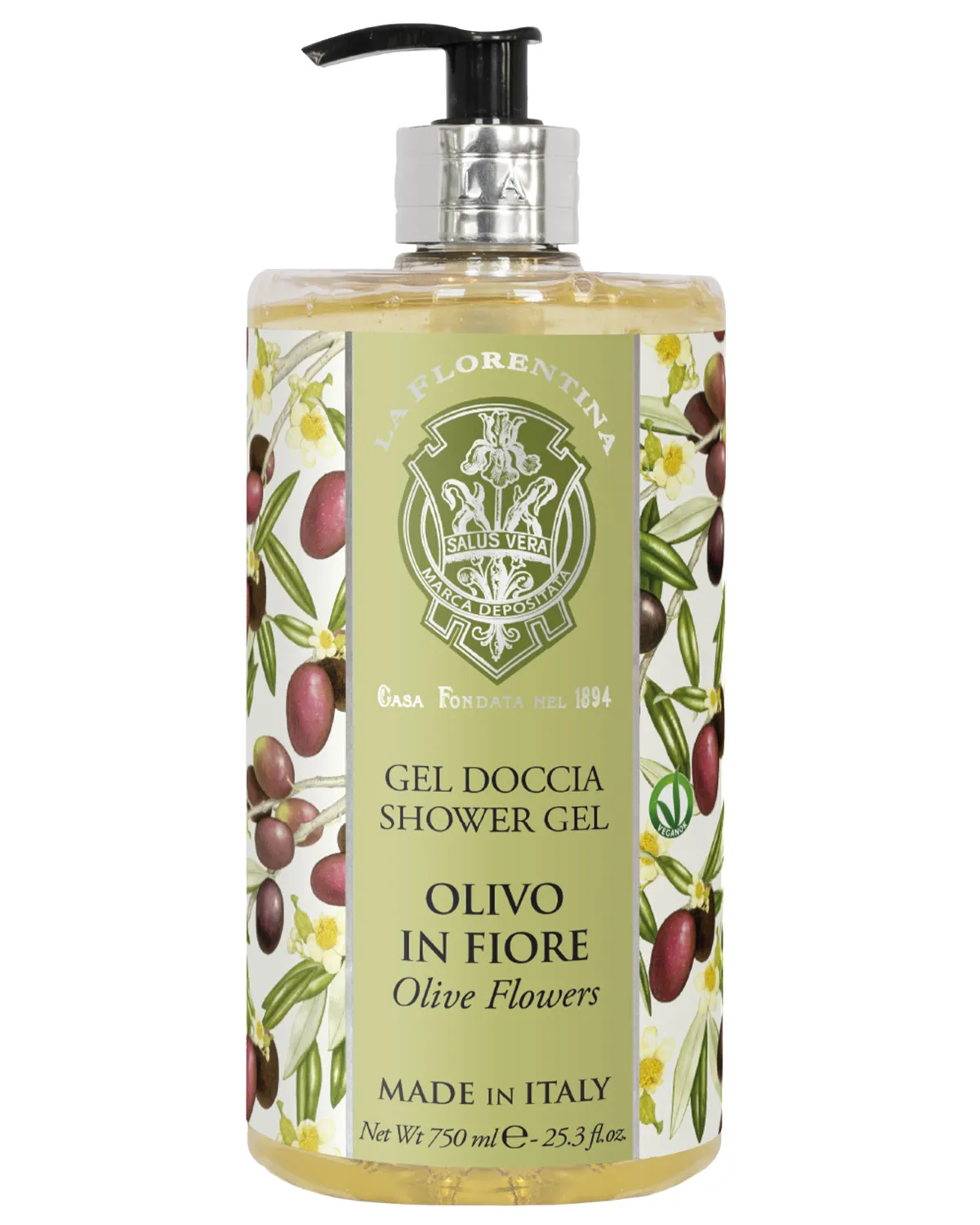 Gel Doccia 750 ml – Olivo in Fiore – La Florentina