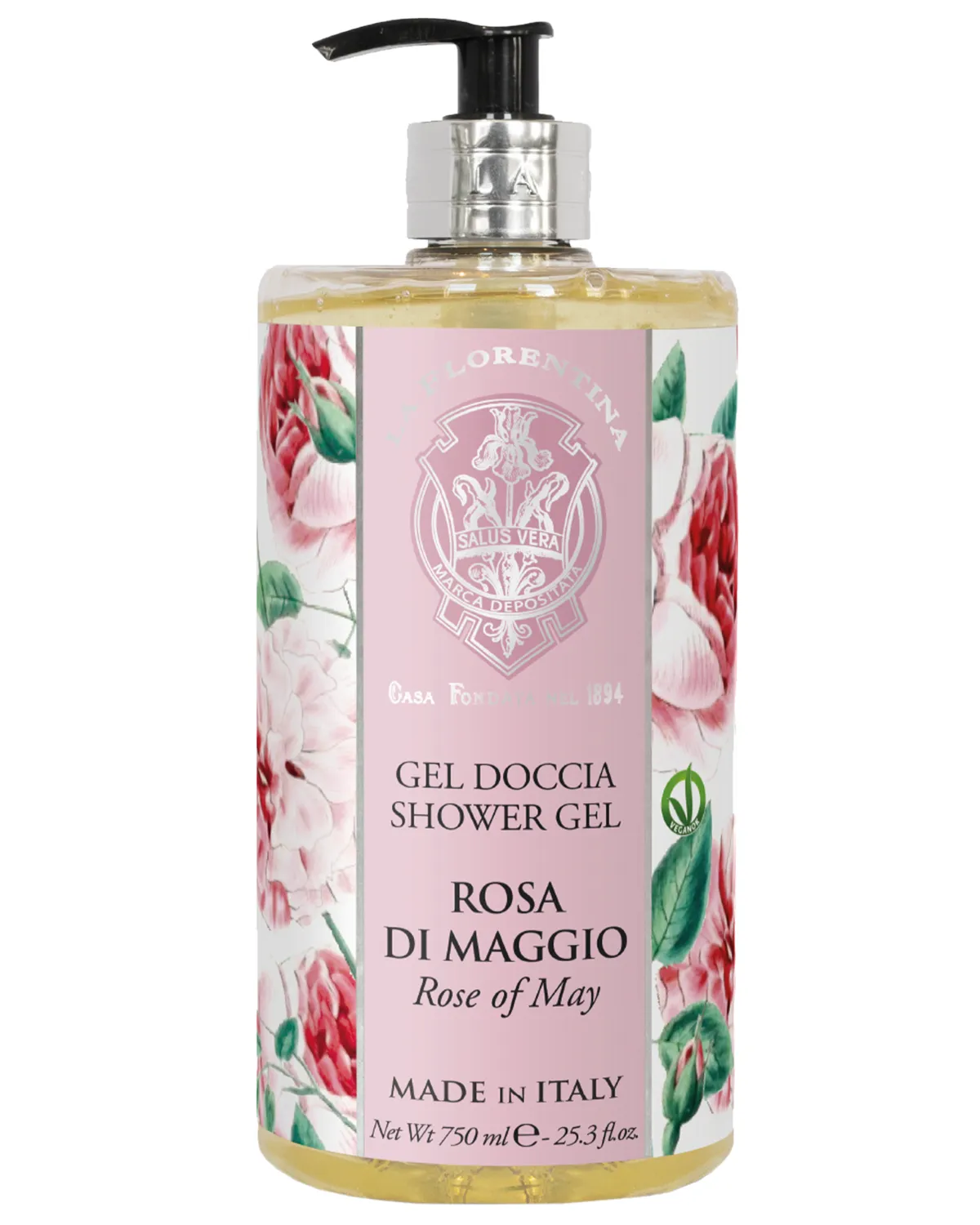 Gel Doccia 750 ml – Rosa di Maggio – La Florentina
