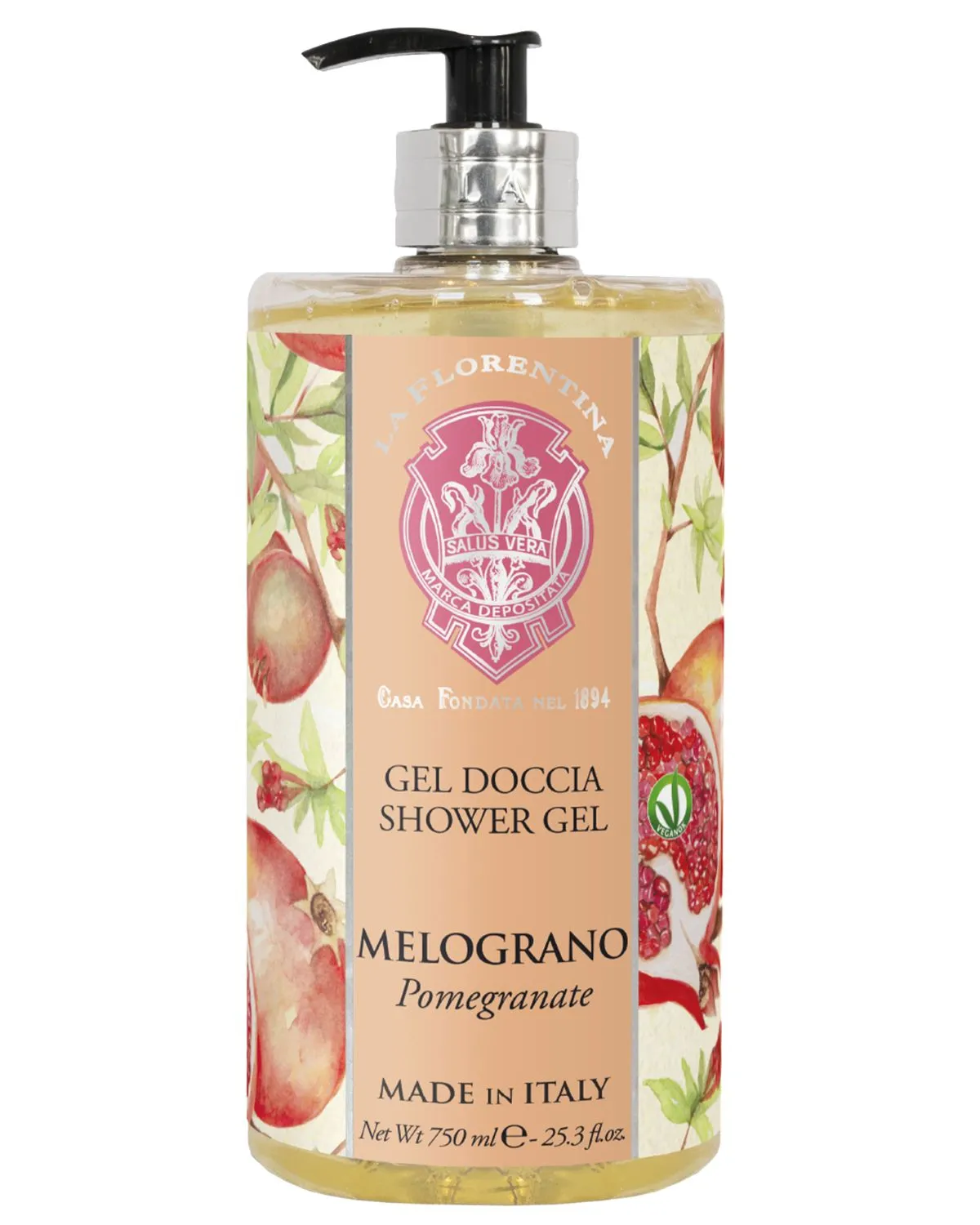 Gel Doccia 750 ml – Melagrano – La Florentina