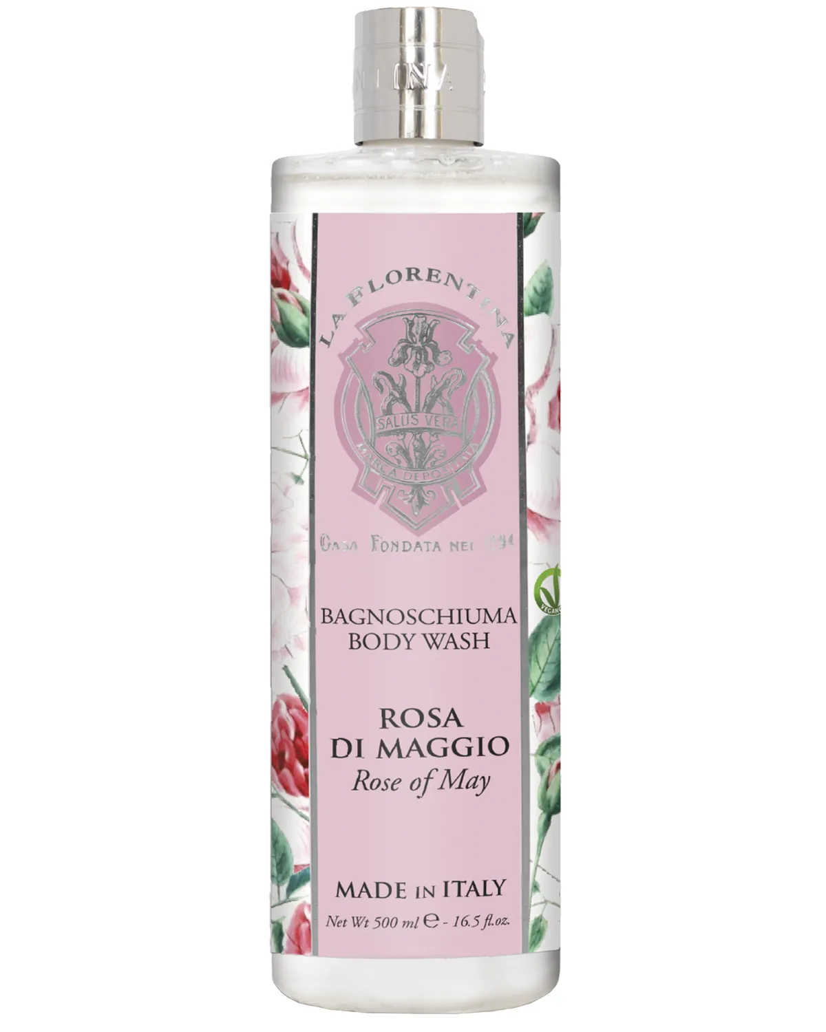 Bath Foam 500 ml – Rose of May – La Florentina