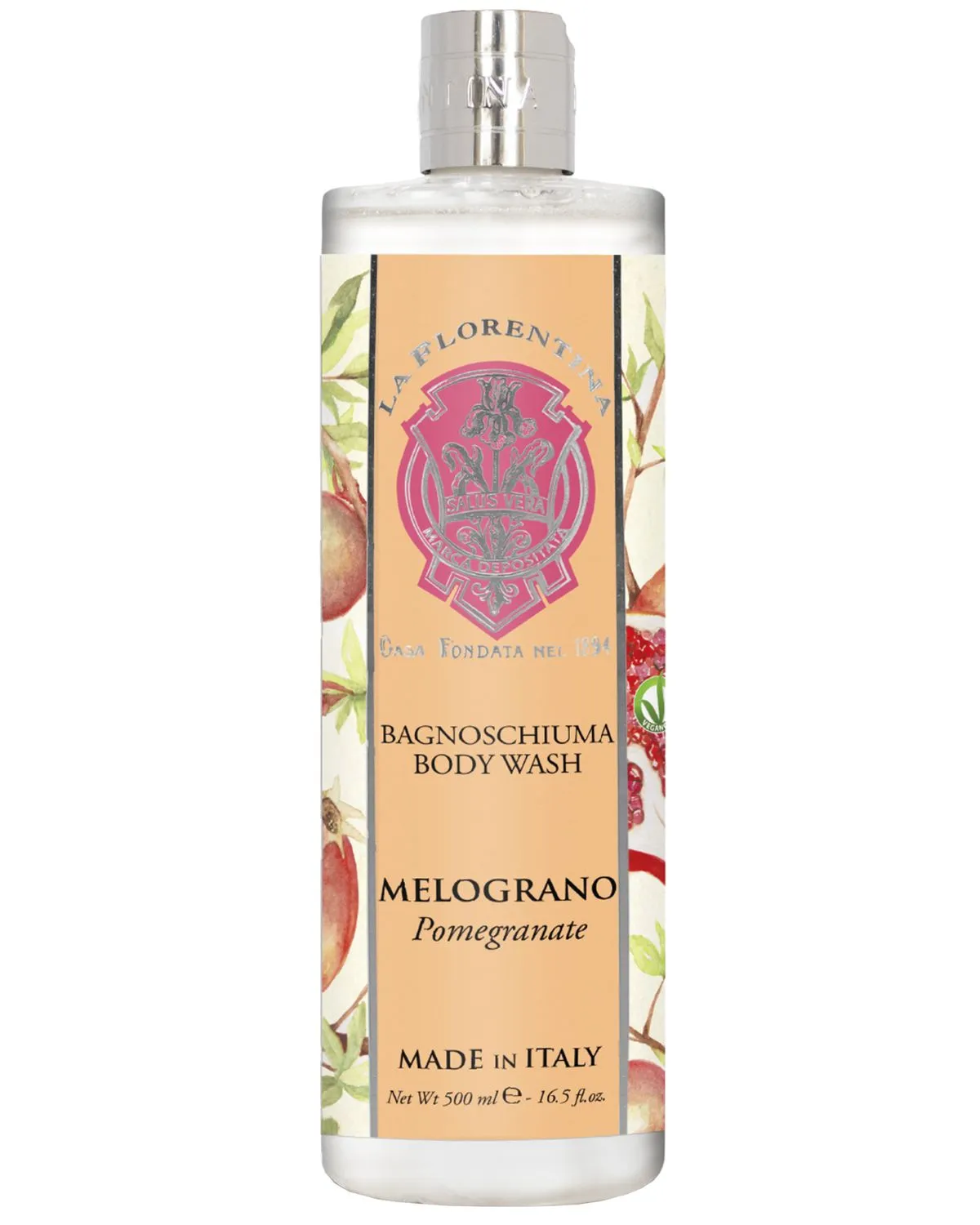 Bagnoschiuma 500 ml – Melograno – La Florentina