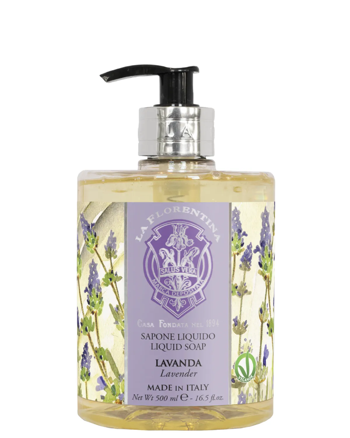 Sapone Liquido 500 ml – Lavanda- La Florentina