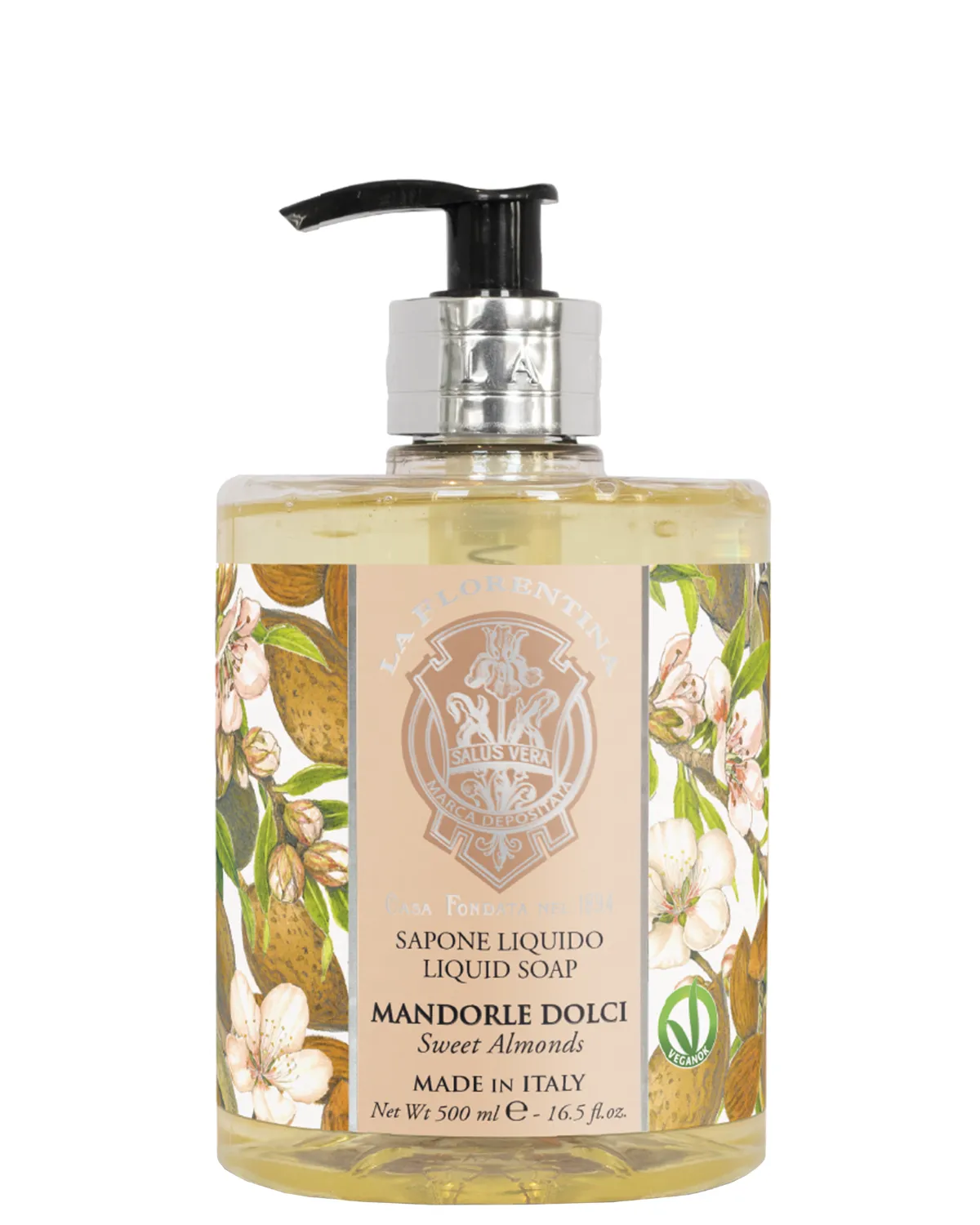 Liquid Soap 500 ml – Sweet Almond – La Florentina