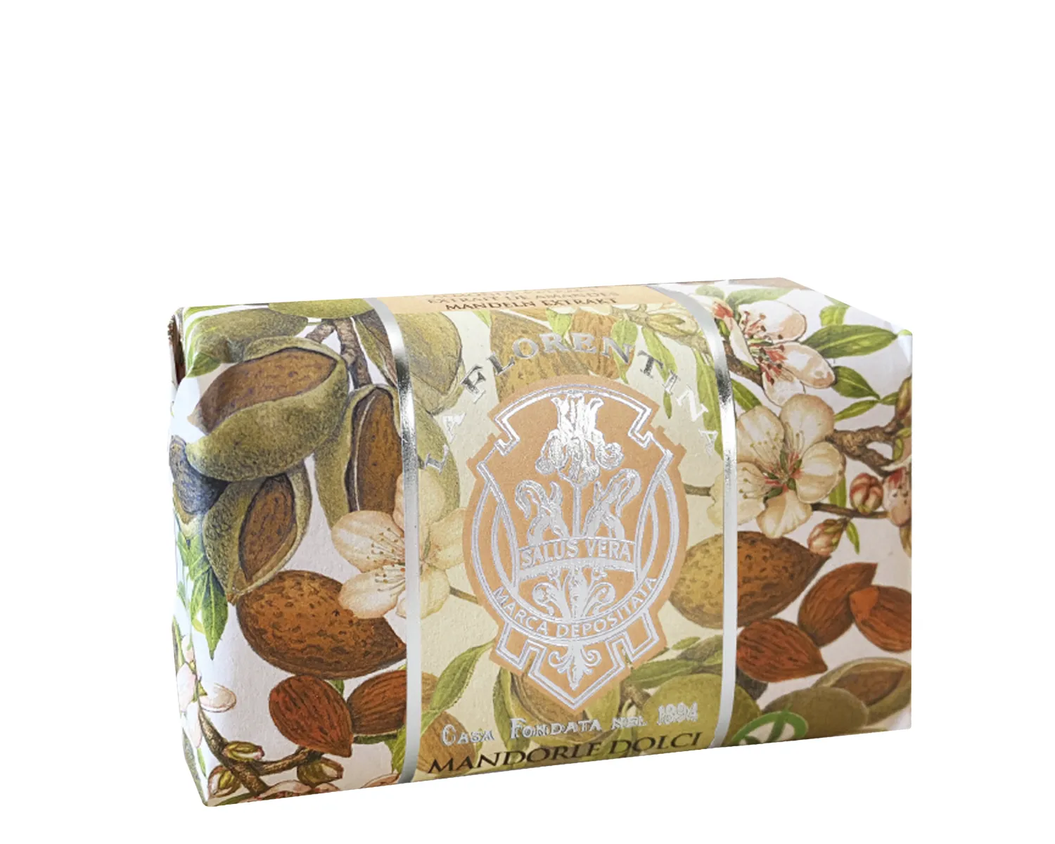 Wrapped Soap Bar 200 g – Sweet Almond – La Florentina