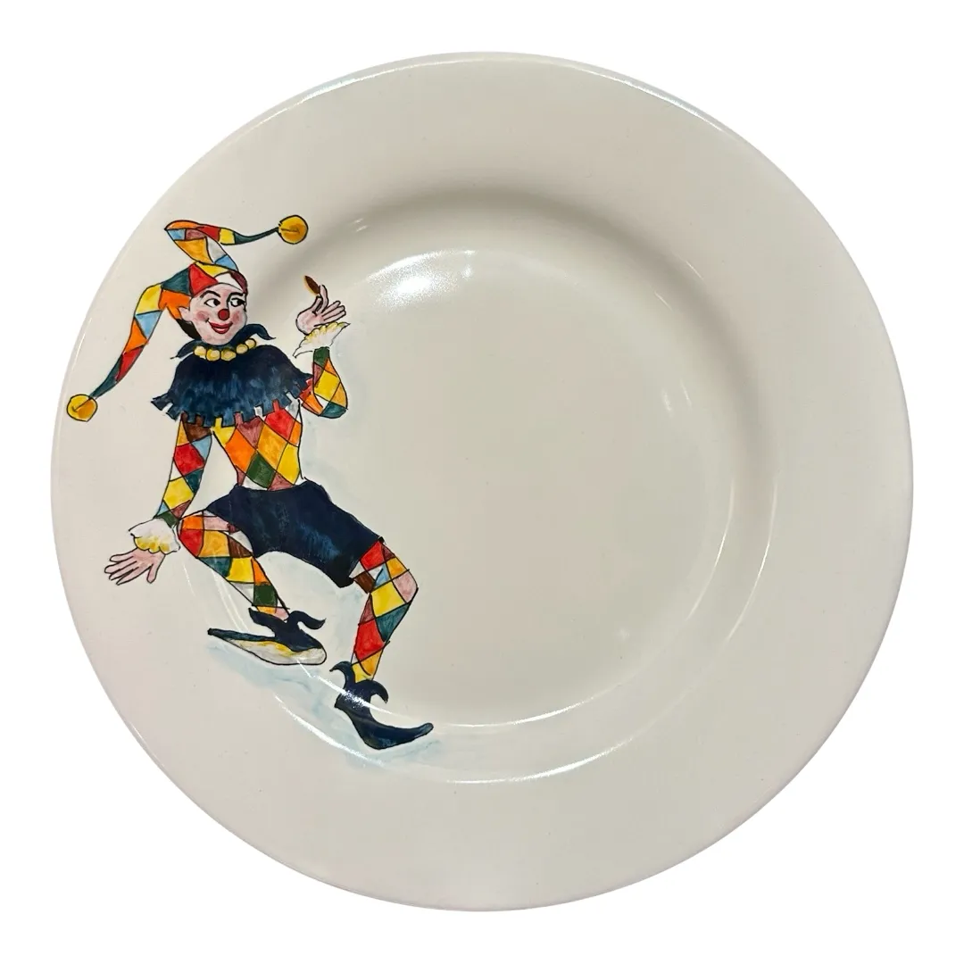 28 cm Dinner Plate “Farinella” – Commedia dell’Arte
