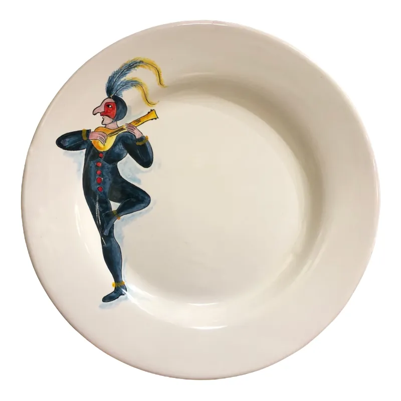 Piatto Piano Diametro 28 cm “Coviello” – Commedia dell’Arte