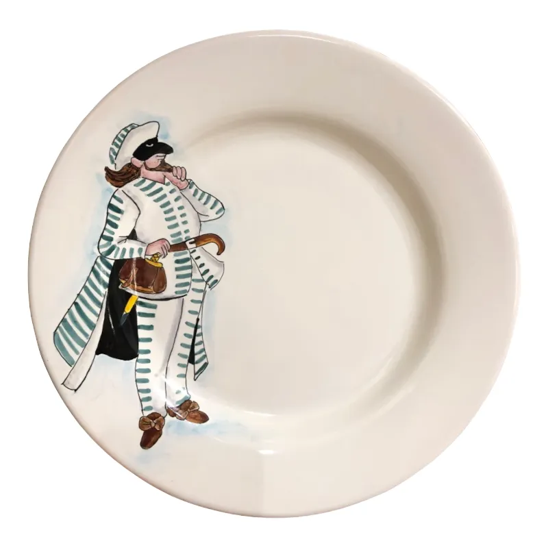 28 cm Dinner Plate “Brighella” – Commedia dell’Arte