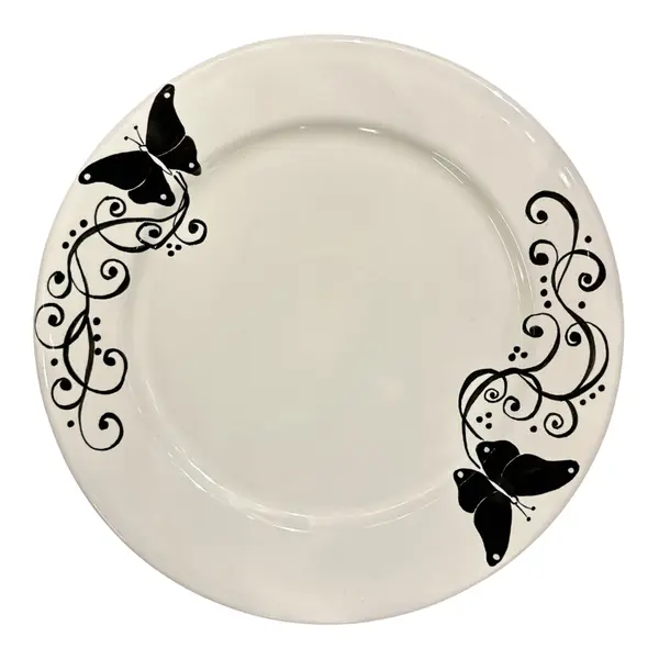 Sottopiatto Diametro 31 cm – Collezione L&L 3 – Black and White
