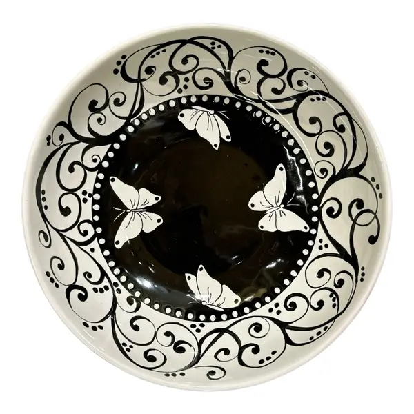 Ciotola Diametro 25 cm – Collezione L&L 1 – Black and White
