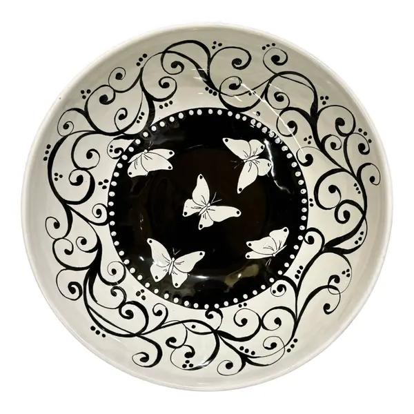 Ciotola Diametro 30 cm – Collezione L&L 1 – Black and White
