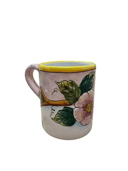 10 cm Mug, Pink Background – Elena