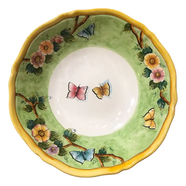 30 cm Bowl, Green Background – Elena