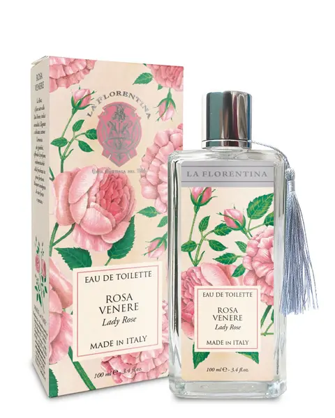 Eau De Toilette – Rosa Venere – 100ml 3,4oz – La Florentina® Made in Florence