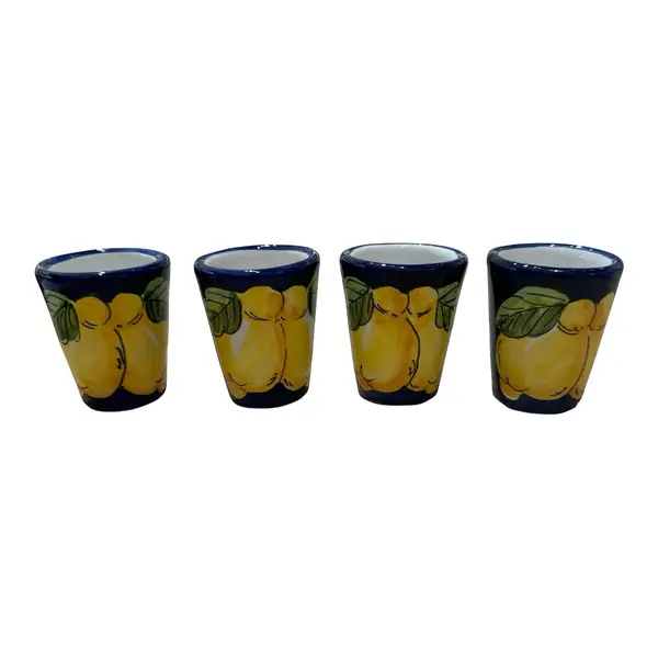 Set of 4 Limoncello Glasses – Tuscan Lemon