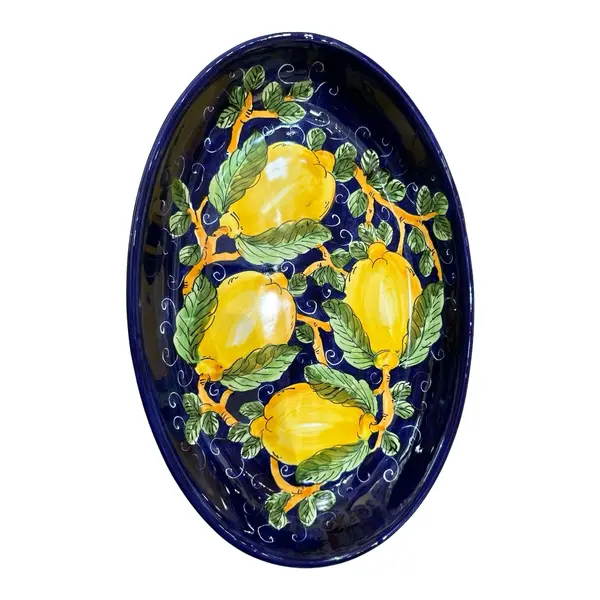 30 cm Oval Tray – Tuscan Lemon