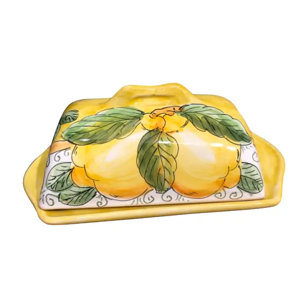 Burriera Con Coperchio – Limone Mare Giallo