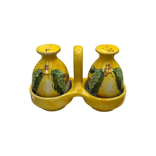 Salt and Pepper Set 11 × 17 cm – Lemon & Sea, Yellow