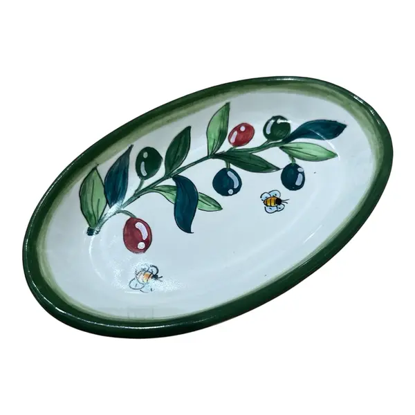 20 cm Oval Tray – Olive