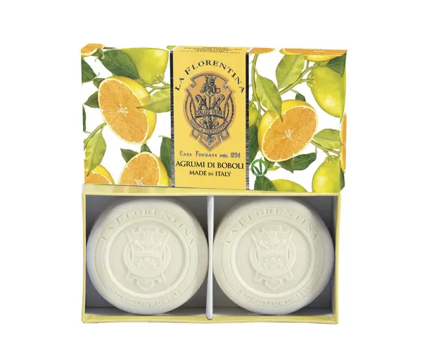 Box 2 Saponette 115 gr – Agrumi di Boboli – La Florentina