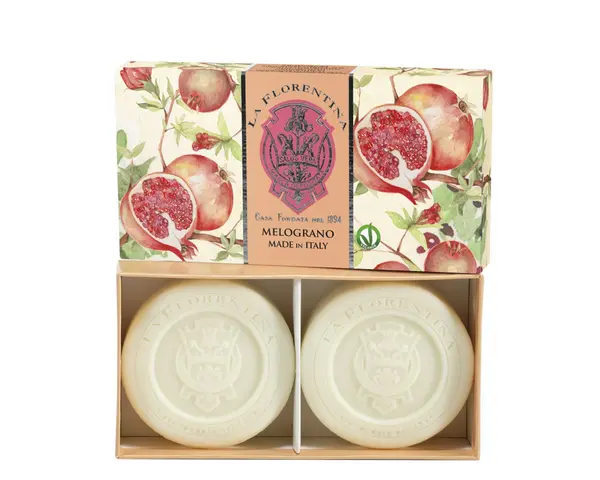 Box 2 Saponette 115 gr – Melograno – La Florentina