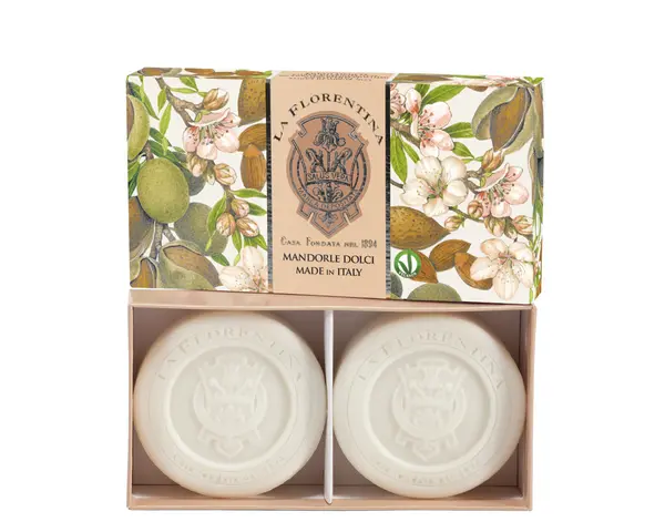 Box 2 Saponette 115 gr – Mandorle Dolci – La Florentina