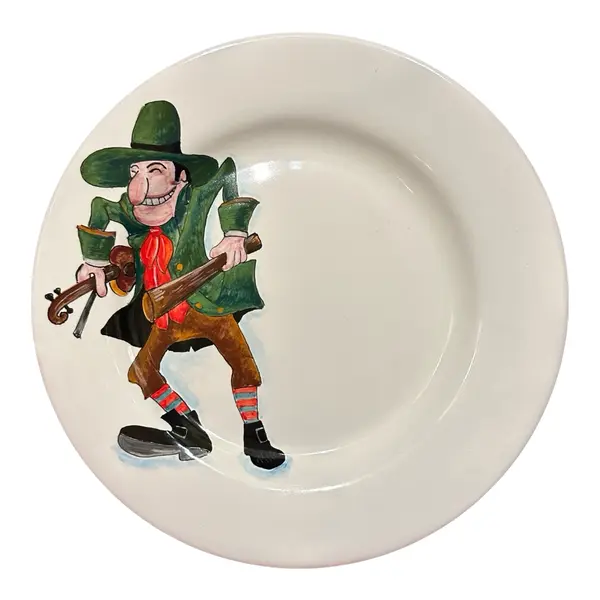 28 cm Dinner Plate “Bartoccio” – Commedia dell’Arte