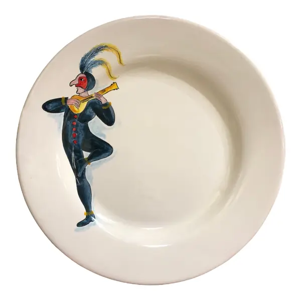 Piatto Piano Diametro 28 cm “Coviello” – Commedia dell’Arte