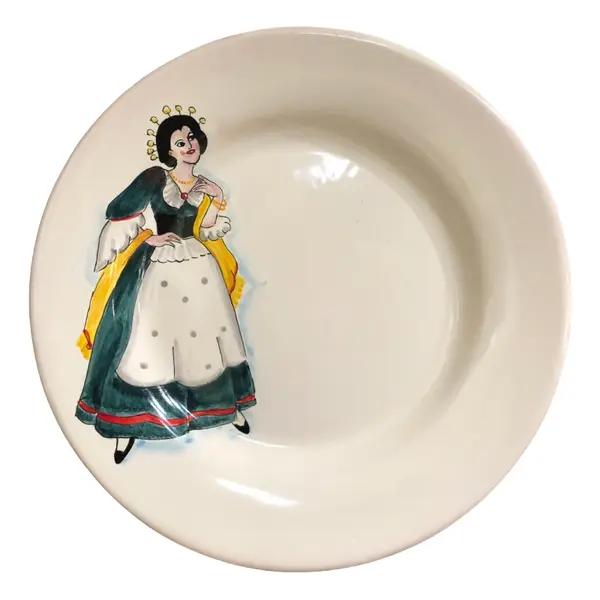 Piatto Piano Diametro 28 cm “Cecca” – Commedia dell’Arte