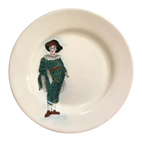 Piatto Piano Diametro 28 cm “Tartaglia” – Commedia dell’Arte